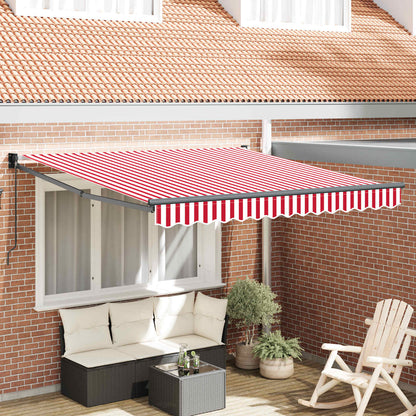Utrækkelig Markise Og Hvid 350 X 250 Cm - Hovedbillede