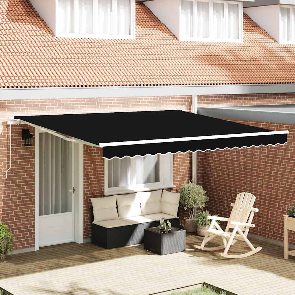 Udtrækkelig Markise Polyester Og Aluminium - Variant 3330591