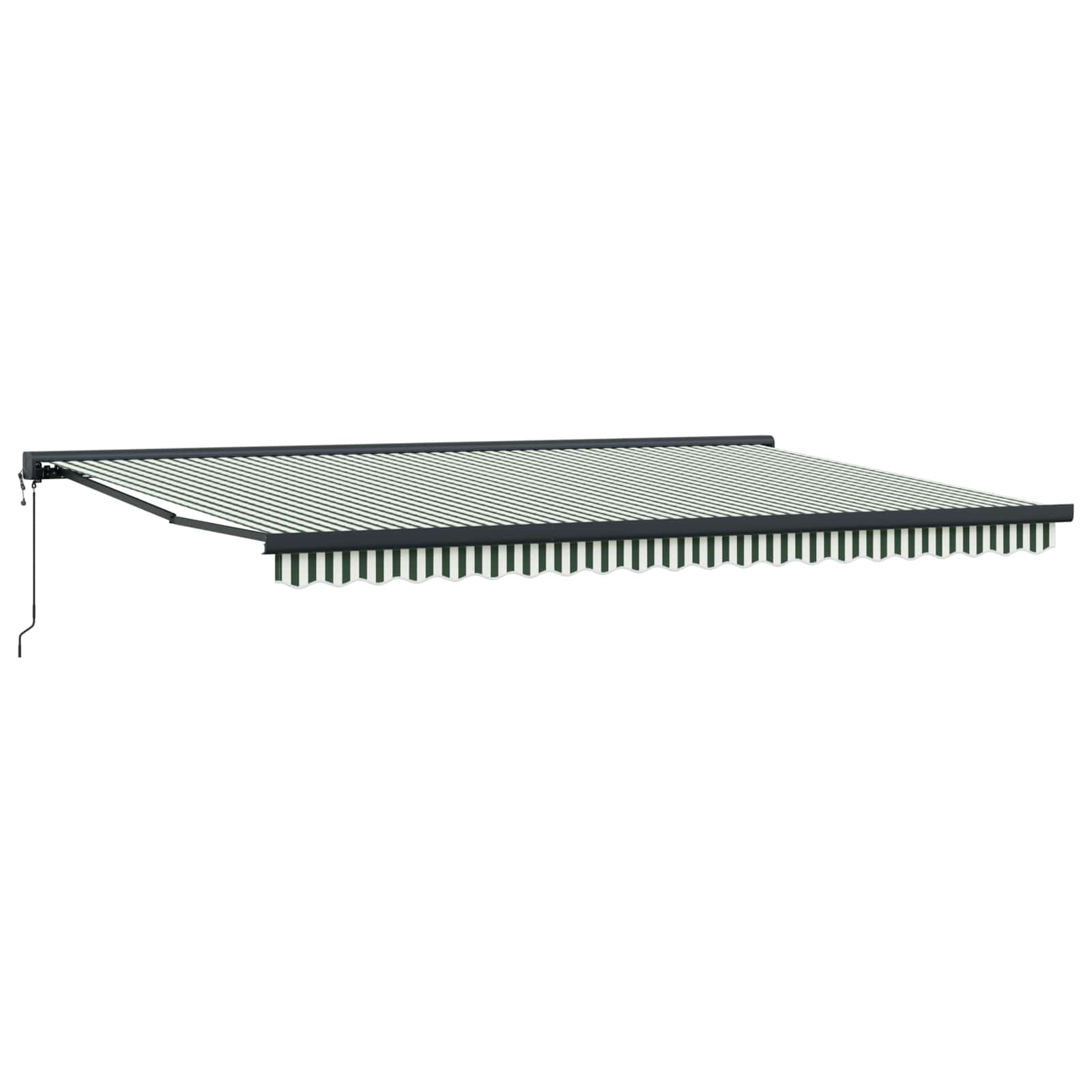 Markise Og Hvid 500 X 300 X 165 Cm Polyester Og Aluminium - Billede 4