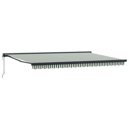 Markise Og Hvid 500 X 300 X 165 Cm Polyester Og Aluminium - Billede 4