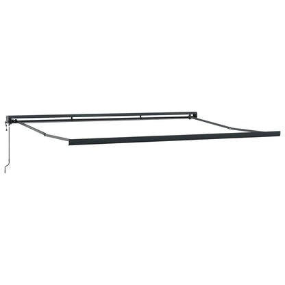 Markise Og Hvid 500 X 300 X 165 Cm Polyester Og Aluminium - Billede 5