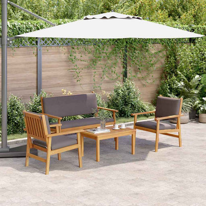 Havesofa Sæt 4 Dele 120 X 65,5 X 79 Cm Massivt Akacietræ - Hovedbillede