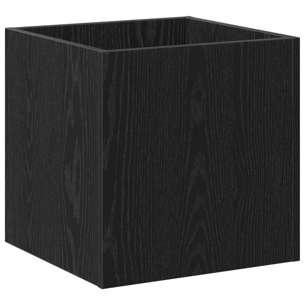 Entremøbelsæt 5 Pcs Sort Egetræ Og Sølv 80 X 30.5 X 40 Cm - Billede 6