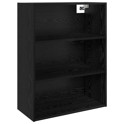 Sideboard Sort Eg 69.5 X 32.5 X 180 Cm Konstrueret Træ - Billede 6