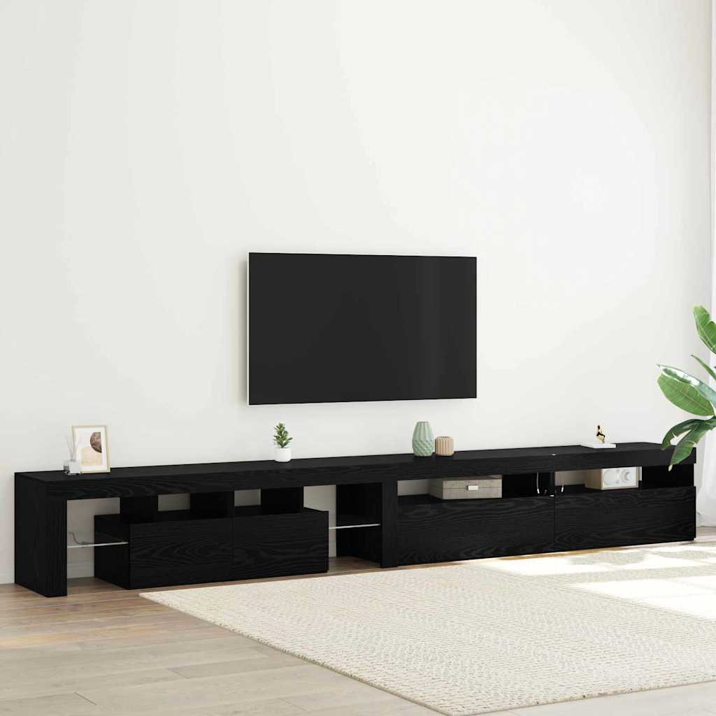 TV-skab Sort Eg Konstrueret Træ - Variant 3332513