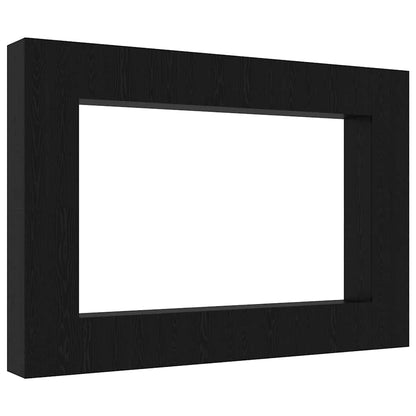 Tv-møbelsæt 8 Pcs Sort Eg 100 X 30 X 30 Cm Konstrueret Træ - Billede 2