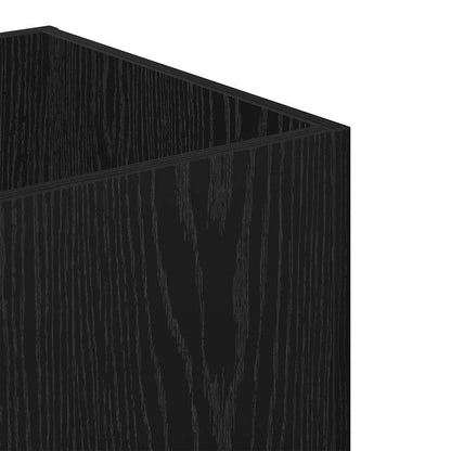 Entremøbelsæt 4 Pcs Sort Eg 80 X 31 X 40 Cm Konstrueret Træ - Billede 13