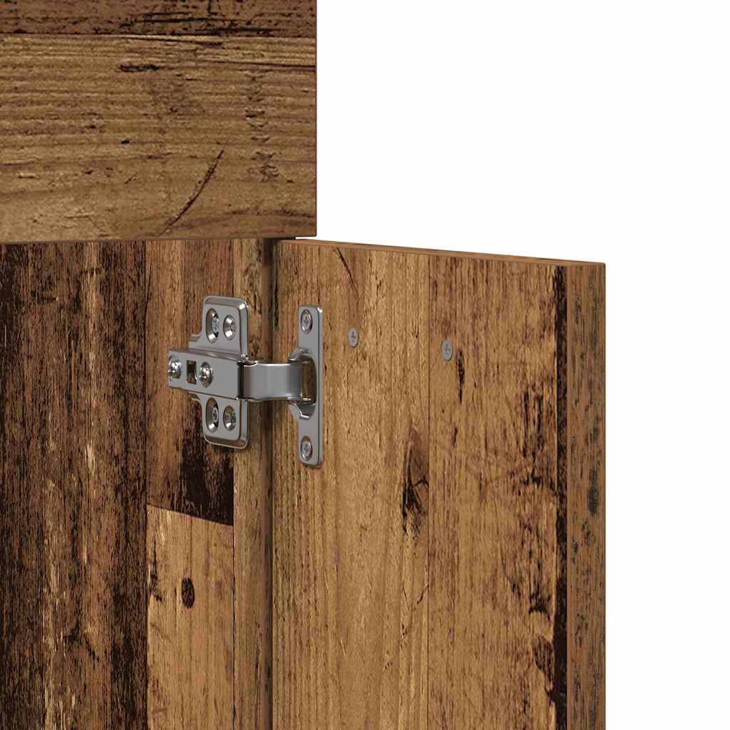 Badeværelsesmøbel Sæt 4 Pcs Gammelt Træ 41 X 38.5 X 46 Cm - Billede 9