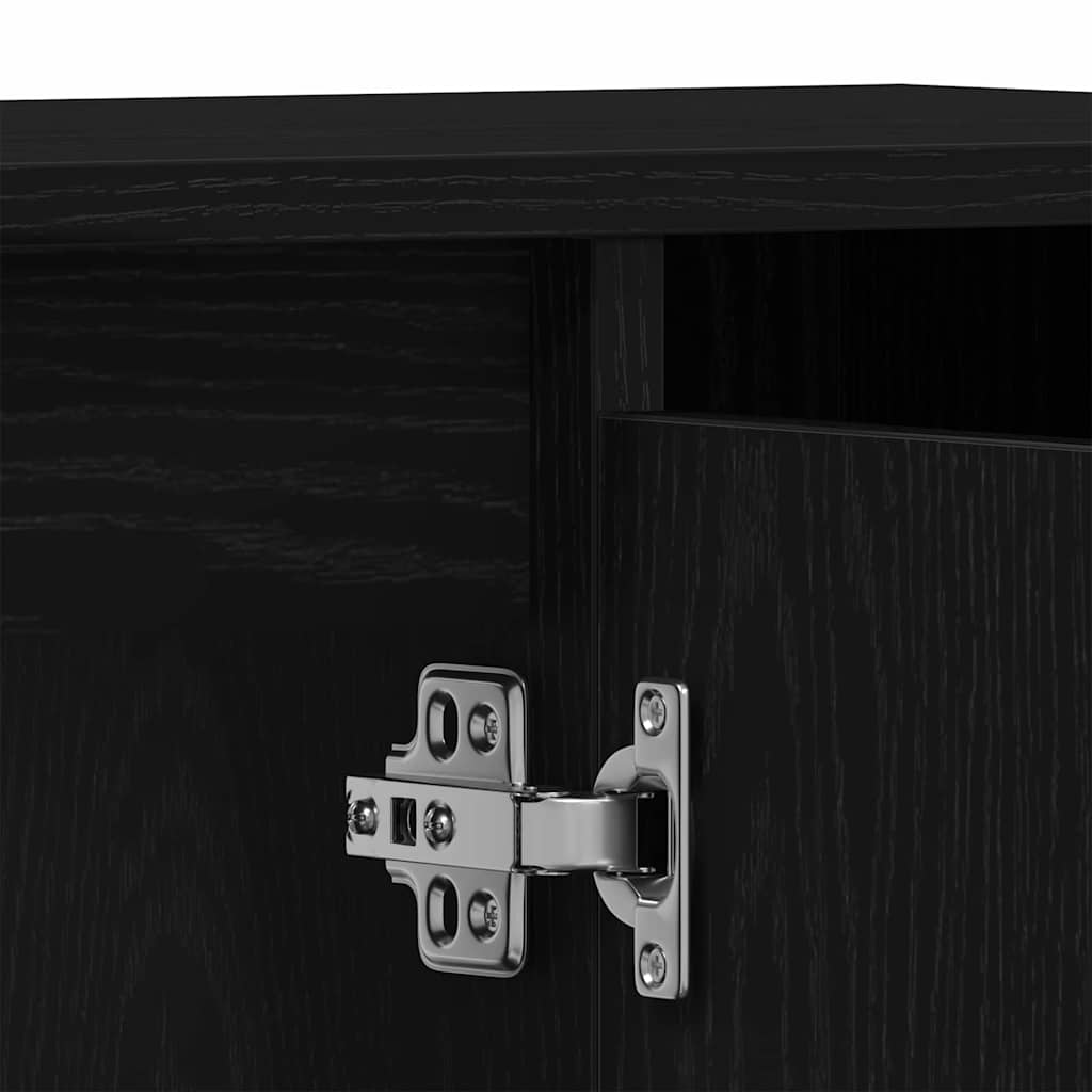 Badeværelsesmøbel Sæt Med Opbevaring 3 Pcs Sort 60 X 30 X 60 Cm - Billede 12