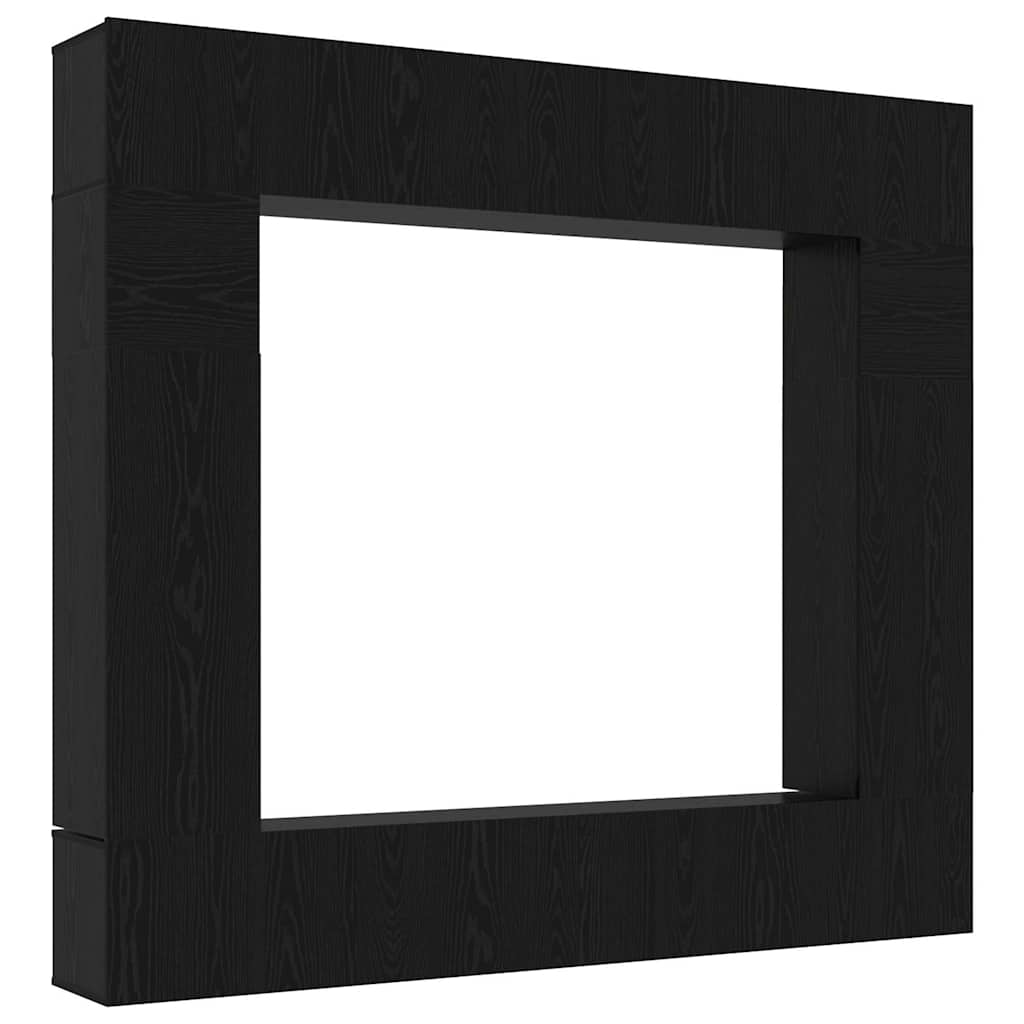 Tv-møbelsæt 8 Pcs Sort Eg 100 X 30 X 30 Cm Konstrueret Træ - Billede 2