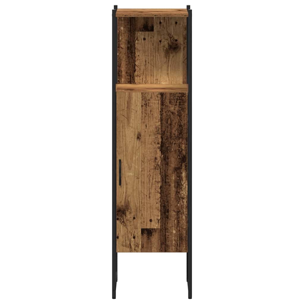 Badeværelsesmøbel Sæt 4 Pcs Gammelt Træ 33 X 33 X 185.5 Cm - Billede 10