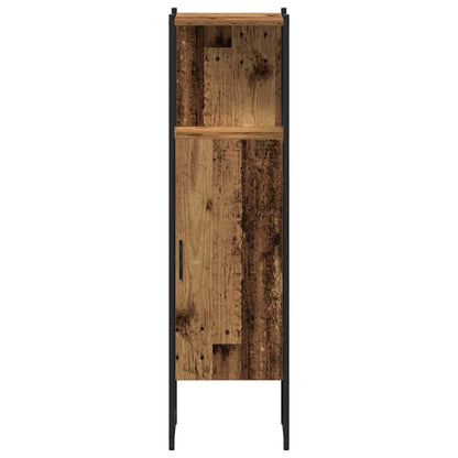 Badeværelsesmøbel Sæt 4 Pcs Gammelt Træ 33 X 33 X 185.5 Cm - Billede 10