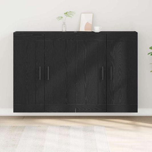 Væghængt Skab Vægmonteret 2 Pcs Gammelt Træ 160 X 34 X 90 Cm - Hovedbillede