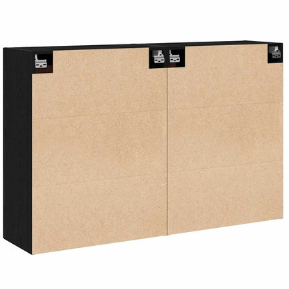 Væghængt Skab Vægmonteret 2 Pcs Gammelt Træ 160 X 34 X 90 Cm - Billede 5