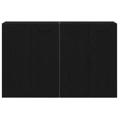 Væghængt Skab 2 Pcs Artisan Eg 160 X 34 X 90 Cm Konstrueret Træ - Billede 5