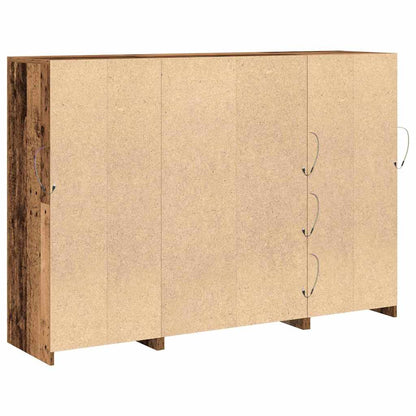 Sideboard Gammelt Træ 142,5 X 37 X 100 Cm Konstrueret Træ - Billede 9
