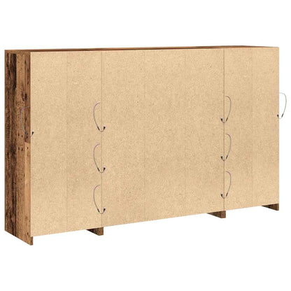 Sideboard Gammelt Træ 163 X 37 X 100 Cm Konstrueret Træ - Billede 9