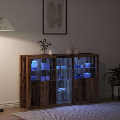 Sideboard Gammelt Træ 162 X 37 X 100 Cm Konstrueret Træ - Billede 5