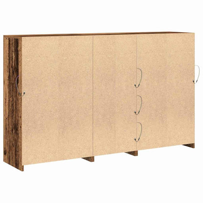 Sideboard Gammelt Træ 162 X 37 X 100 Cm Konstrueret Træ - Billede 9
