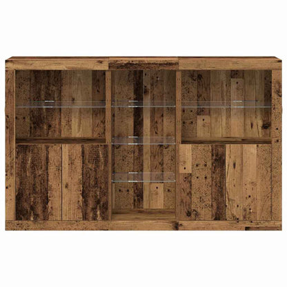 Sideboard Gammelt Træ 162 X 37 X 100 Cm Konstrueret Træ - Billede 6