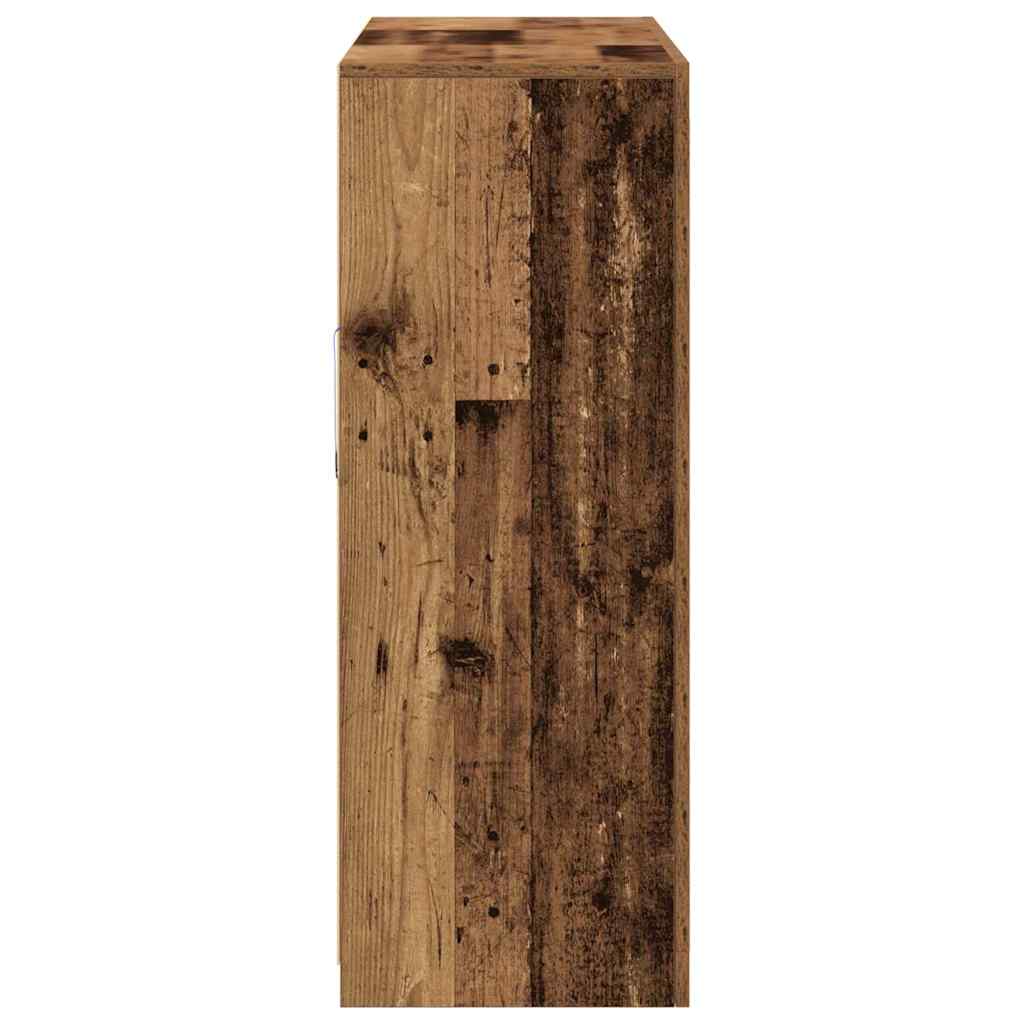 Sideboard Gammelt Træ 202 X 37 X 100 Cm Konstrueret Træ - Billede 8