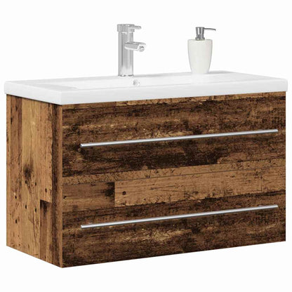 Badeværelsesskabsunder Gammelt Træ 80 X 38.5 X 48 Cm - Billede 3