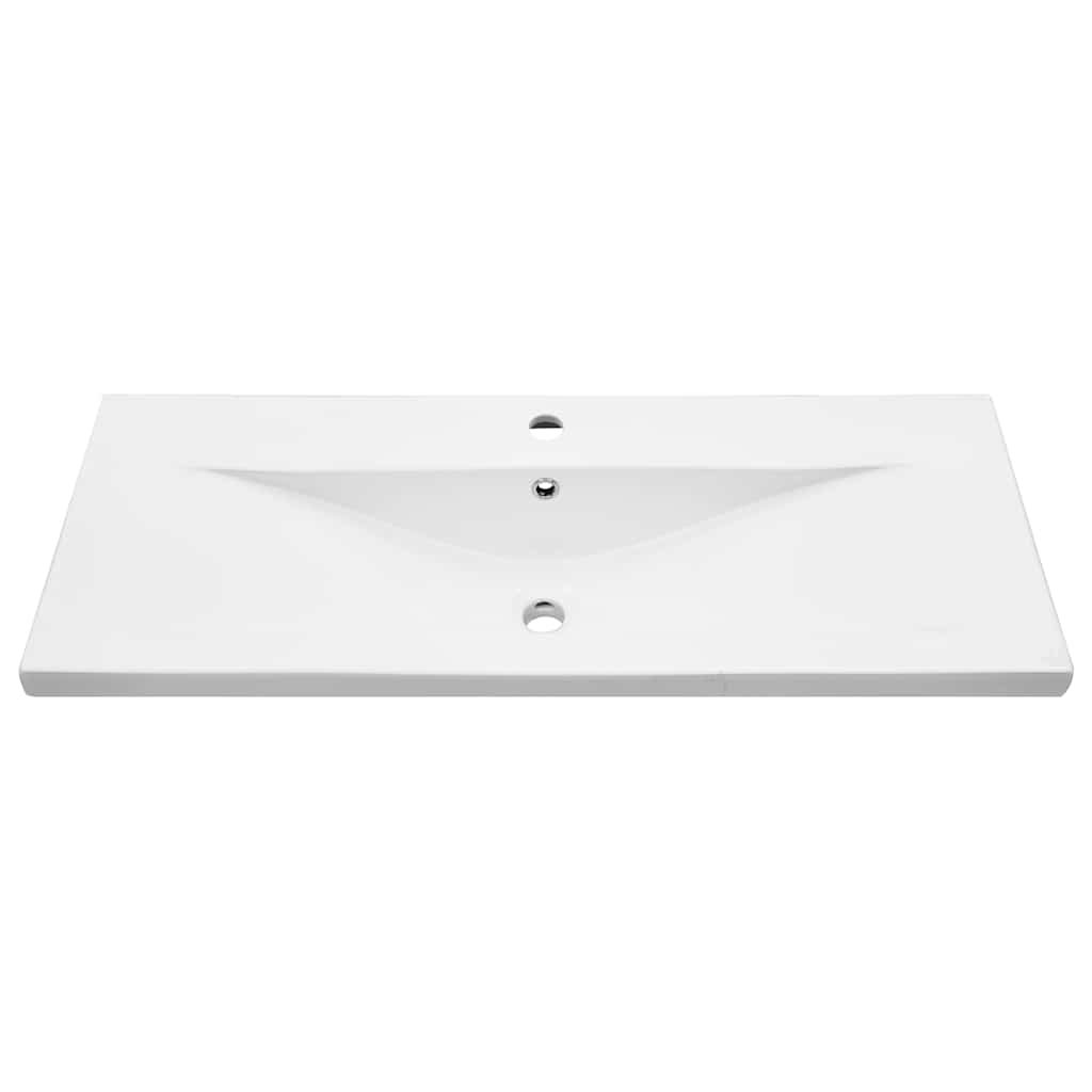 Vaskeskab Med Vask 2 Pcs Gammelt Træ 100 X 38.5 X 48 Cm - Billede 7