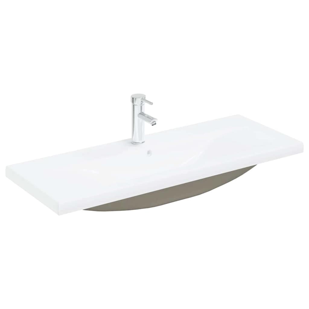 Vaskeskab Vægmonteret Sort Eg 100 X 39 X 62 Cm Konstrueret Træ - Billede 5
