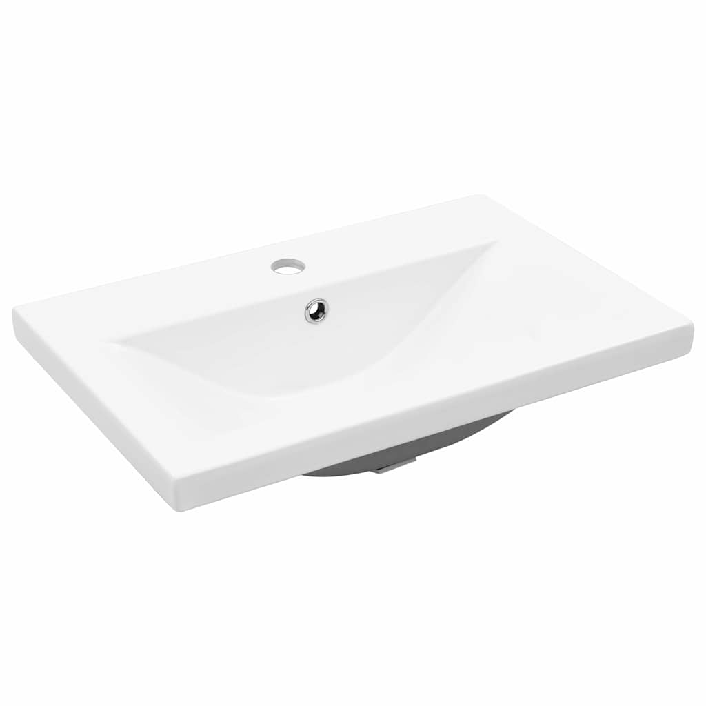 Vaskeskab Vægmonteret Sort Eg 60 X 39 X 62 Cm Konstrueret Træ - Billede 5