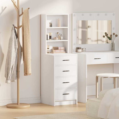 Highboard 40 X 41 X 135 Cm Konstrueret Træ - Hovedbillede