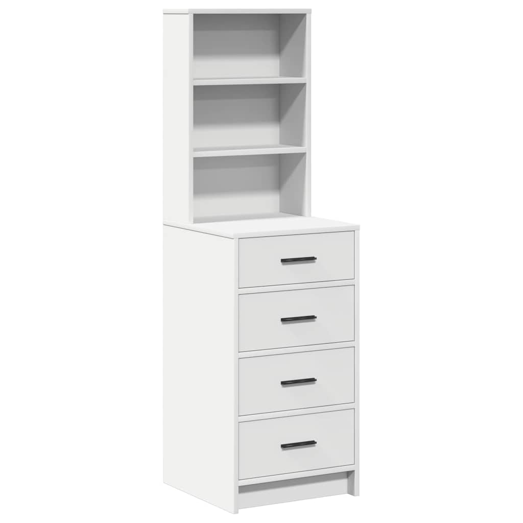 Highboard 40 X 41 X 135 Cm Konstrueret Træ - Billede 2