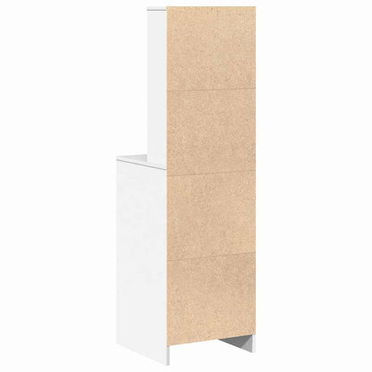 Highboard 40 X 41 X 135 Cm Konstrueret Træ - Billede 8