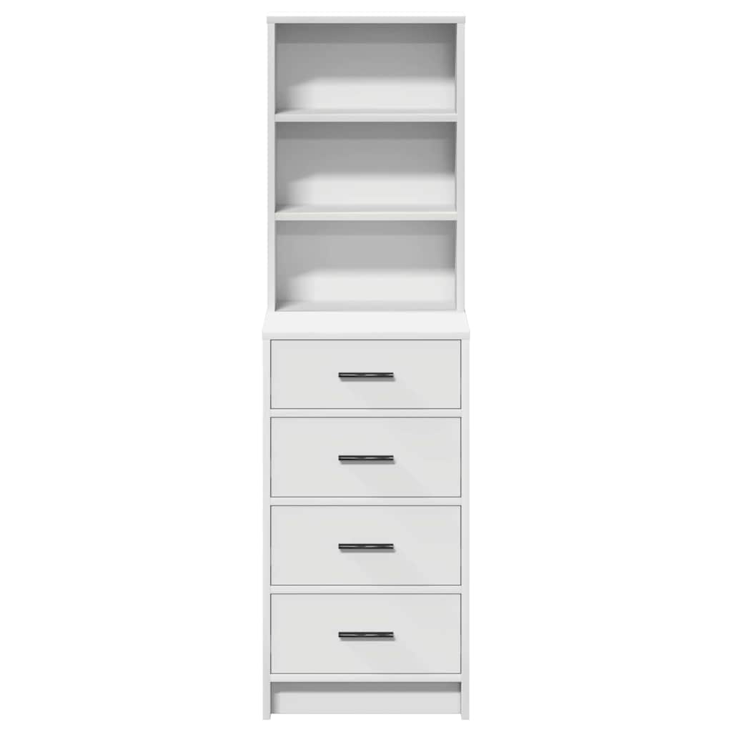 Highboard 40 X 41 X 135 Cm Konstrueret Træ - Billede 6
