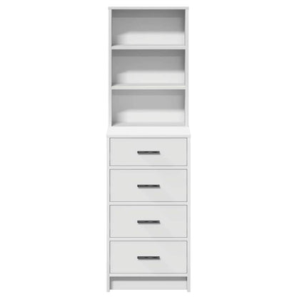 Highboard 40 X 41 X 135 Cm Konstrueret Træ - Billede 6