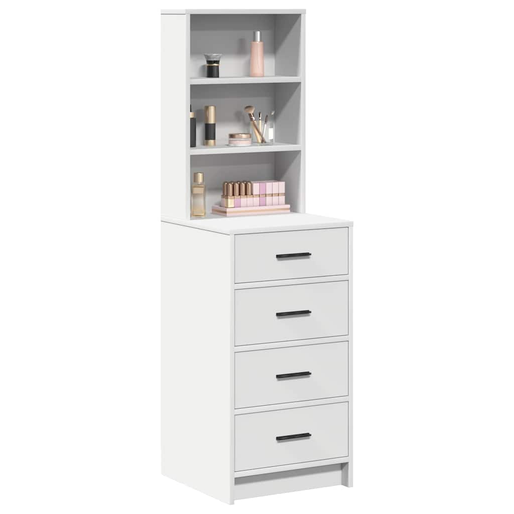Highboard 40 X 41 X 135 Cm Konstrueret Træ - Billede 3