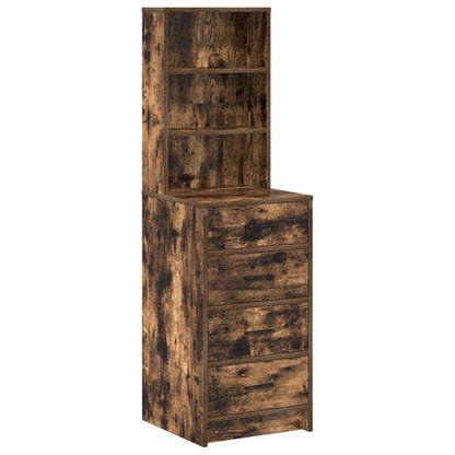Highboard 40 X 41 X 135 Cm Konstrueret Træ - Variant 865050
