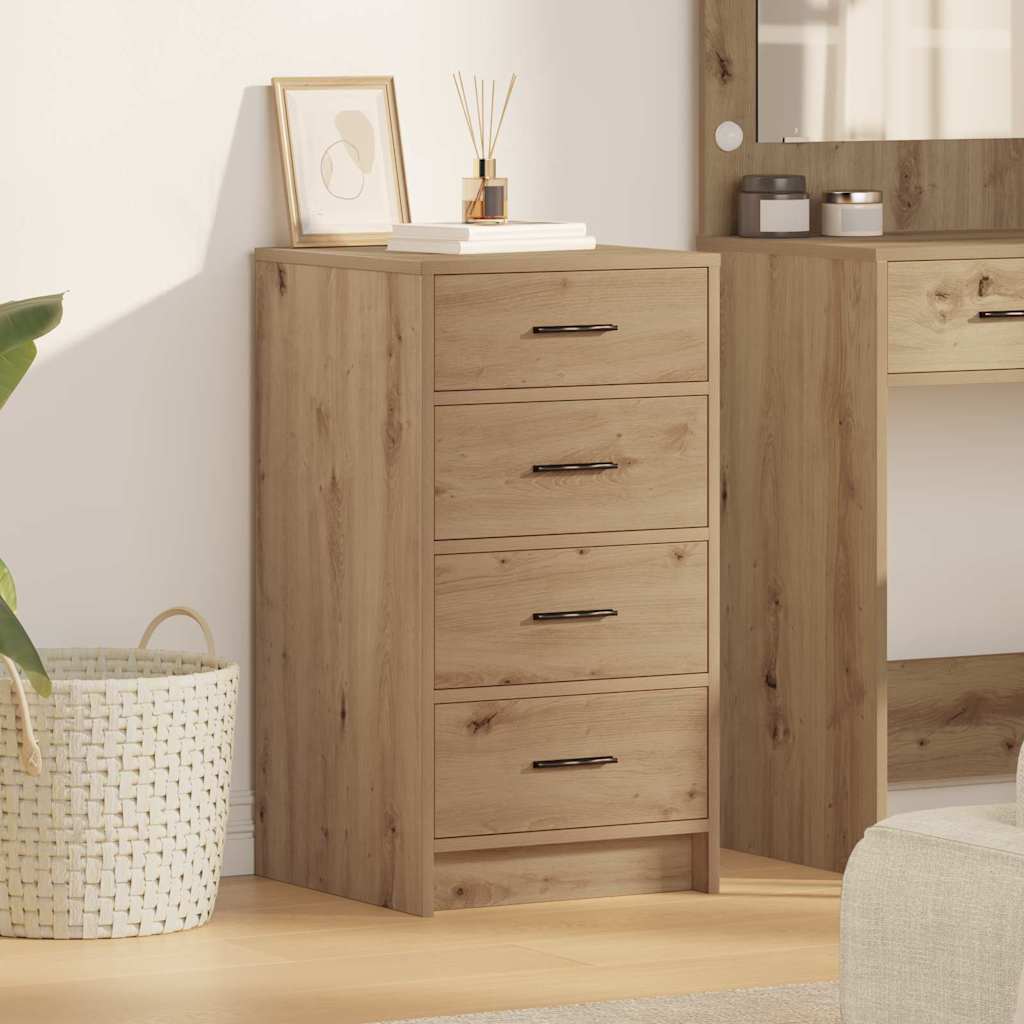 Sideboard 40 X 41 X 75 Cm Konstrueret Træ - Hovedbillede