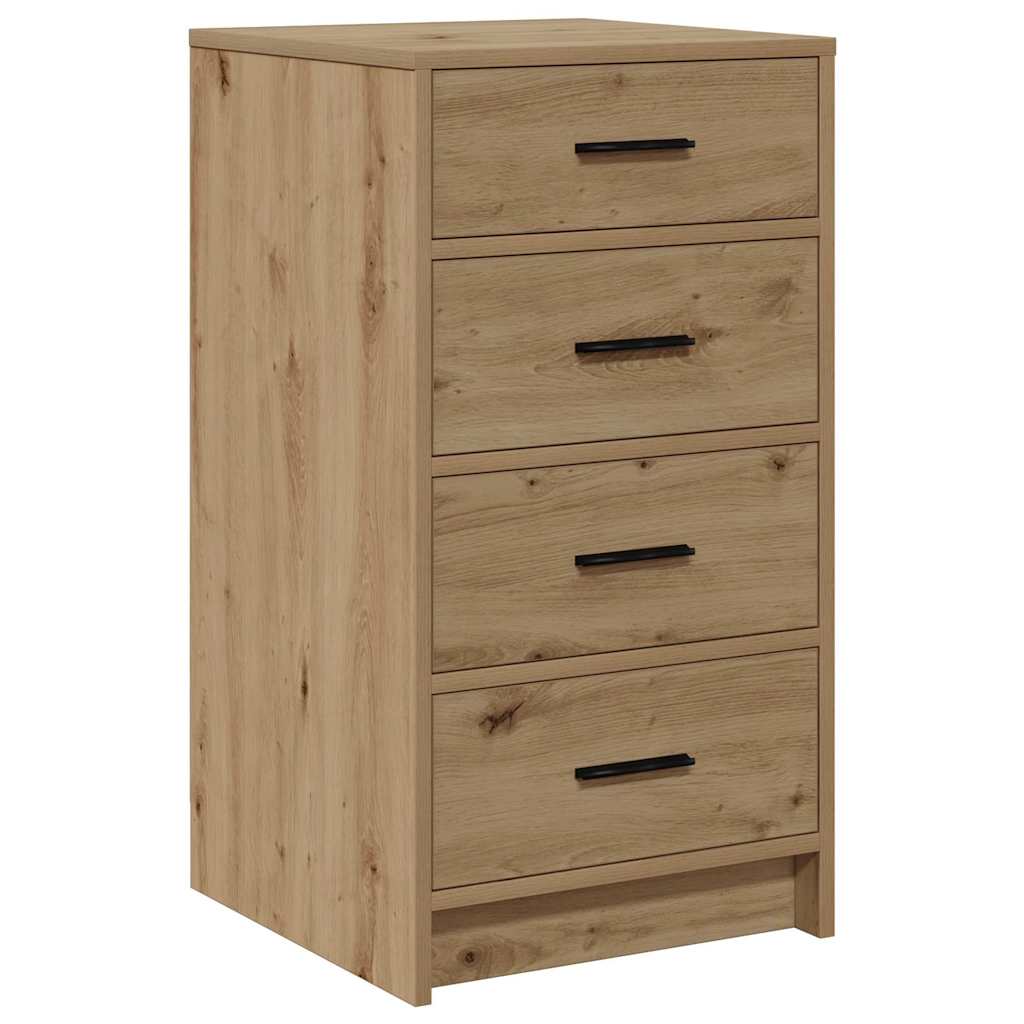 Sideboard 40 X 41 X 75 Cm Konstrueret Træ - Billede 2