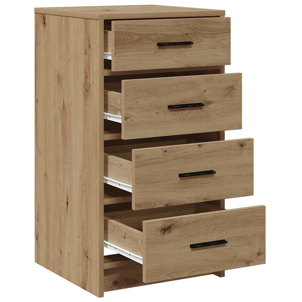Sideboard 40 X 41 X 75 Cm Konstrueret Træ - Billede 5