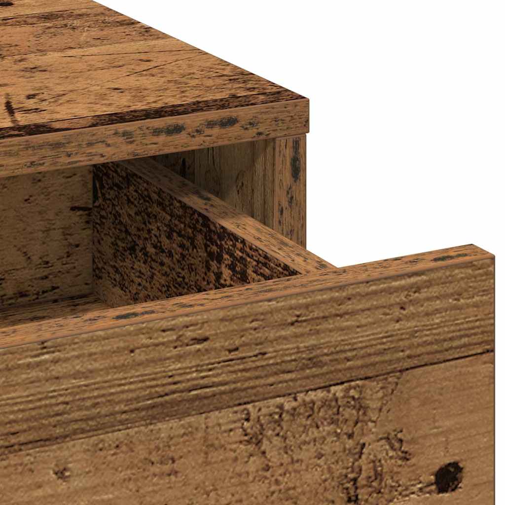 Sideboard 40 X 40.5 X 75 Cm Konstrueret Træ - Billede 9