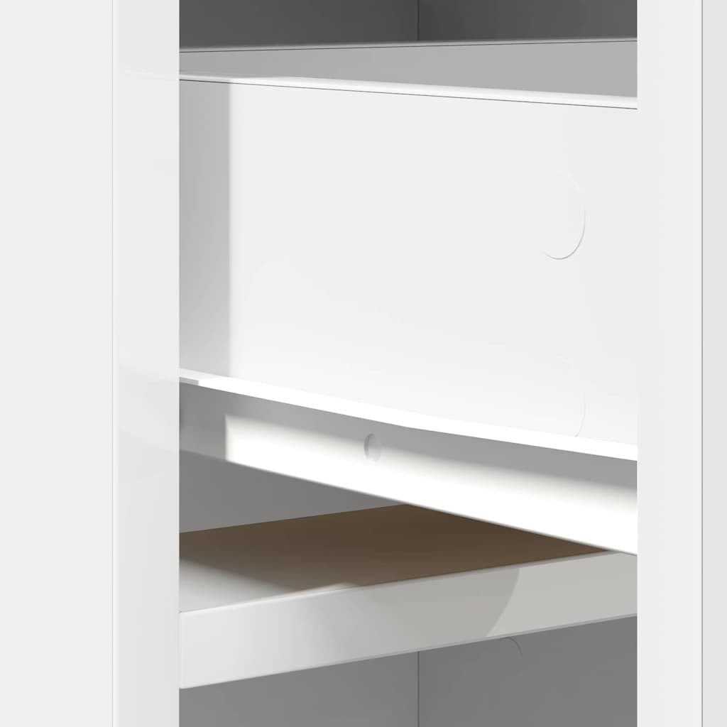 Highboard 41 X 40 X 135 Cm Konstrueret Træ - Billede 10