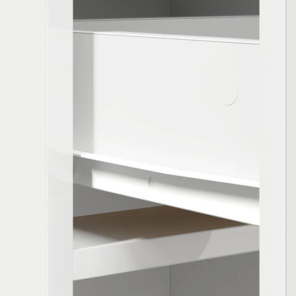 Highboard 41 X 40 X 135 Cm Konstrueret Træ - Billede 10