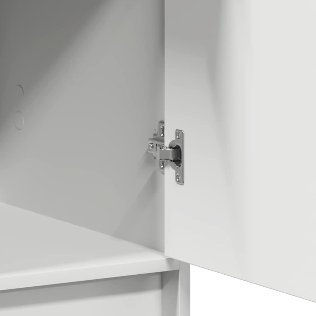 Highboard 41 X 40 X 135 Cm Konstrueret Træ - Billede 11