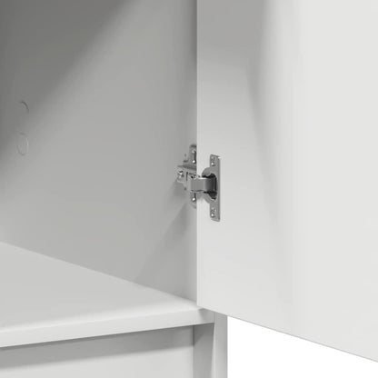 Highboard 41 X 40 X 135 Cm Konstrueret Træ - Billede 11