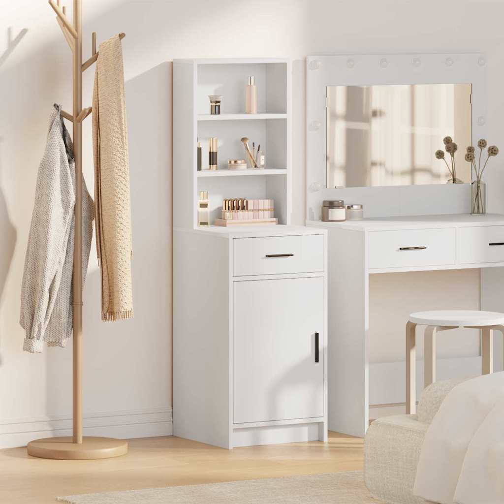 Highboard 41 X 40 X 135 Cm Konstrueret Træ - Hovedbillede