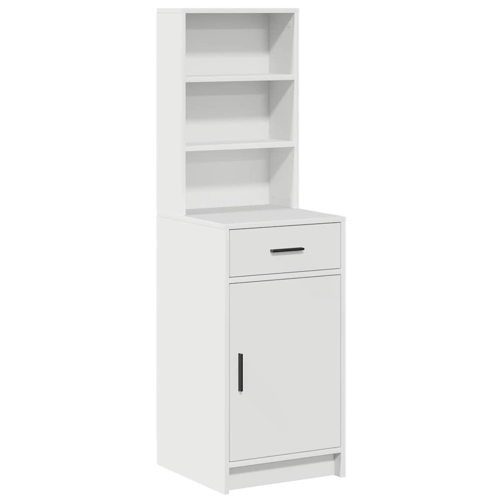 Highboard 41 X 40 X 135 Cm Konstrueret Træ - Billede 2