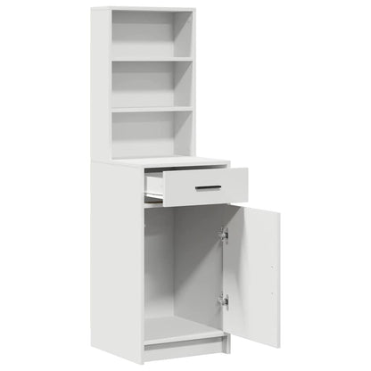 Highboard 41 X 40 X 135 Cm Konstrueret Træ - Billede 5