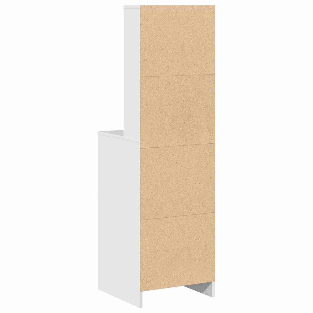 Highboard 41 X 40 X 135 Cm Konstrueret Træ - Billede 8