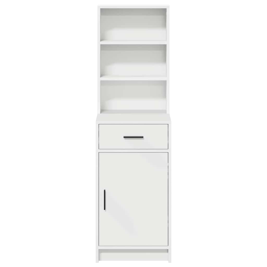 Highboard 41 X 40 X 135 Cm Konstrueret Træ - Billede 6