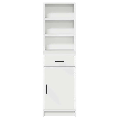 Highboard 41 X 40 X 135 Cm Konstrueret Træ - Billede 6